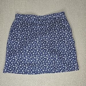 Dockers Blue and White Nautical Skort Casual Resort Wear 4P